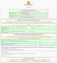 MemberWing admin settings