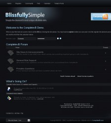 Blissfully Simple vBulletin Skin