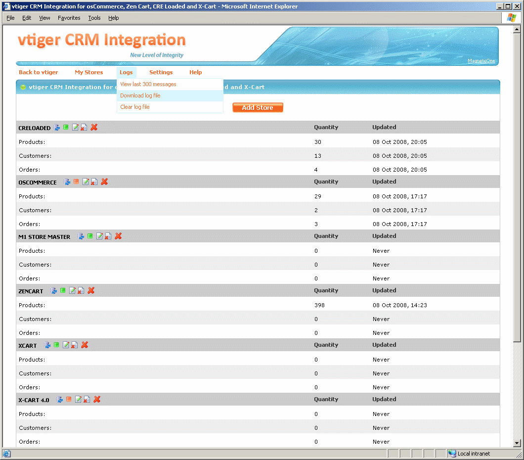 vtiger CRM Integration for CRE Loaded Module from