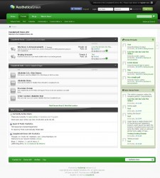 Aesthetica Green vBulletin Skin